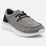 A beige Men's bugatti Sneakers featuring a round plain toe, zero heels heel. Made from textile with a durable eva outsole, this laces design offers both style and comfort.