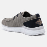 A beige Men's bugatti Sneakers featuring a round plain toe, zero heels heel. Made from textile with a durable eva outsole, this laces design offers both style and comfort.