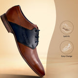 bugatti Morino I Cognac  Premium Leather Comfort Derby Formal shoes