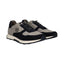 bugatti Kensingtone sneakers in dark blue leather and gray mesh, with a comfortable sole.
