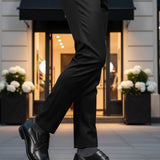 Bugatti Livorno Flex Evo Black Premium Leather Comfort Derby Formal Shoes
