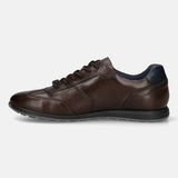 Bugatti Thorello Dark Brown Premium Leather Comfort Sneakers