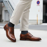 bugatti Mamadou Cognac  Premium Leather Comfort Oxford Formal shoes