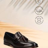 Bugatti Rico Dark Brown Premium Leather Comfort Slip-On Formal