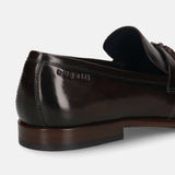 Bugatti Rico Dark Brown Premium Leather Comfort Slip-On Formal