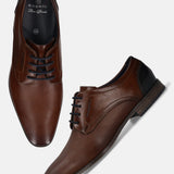 Bugatti Margo Brown Premium Leather Comfort Derby Formal Shoes