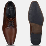 Bugatti Margo Brown Premium Leather Comfort Derby Formal Shoes