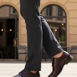 Bugatti Sula Bordo Premium Leather Comfort Derby Formal Shoes