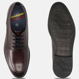 Bugatti Sula Bordo Premium Leather Comfort Derby Formal Shoes