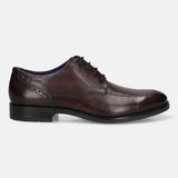 Bugatti Sula Bordo Premium Leather Comfort Derby Formal Shoes