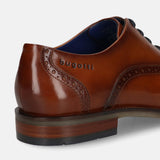Bugatti Sula Cognac Premium Leather Comfort Oxford Formal Shoes