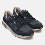bugatti Parry dark blue  Premium Leather Comfort Athileisure Sneakers