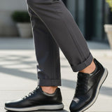 bugatti Brute black  Premium Leather Comfort Sneakers