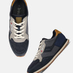 Bugatti Sacramento comfort sneakers in multicolor, featuring suede and mesh accents, with a lace-up closure.