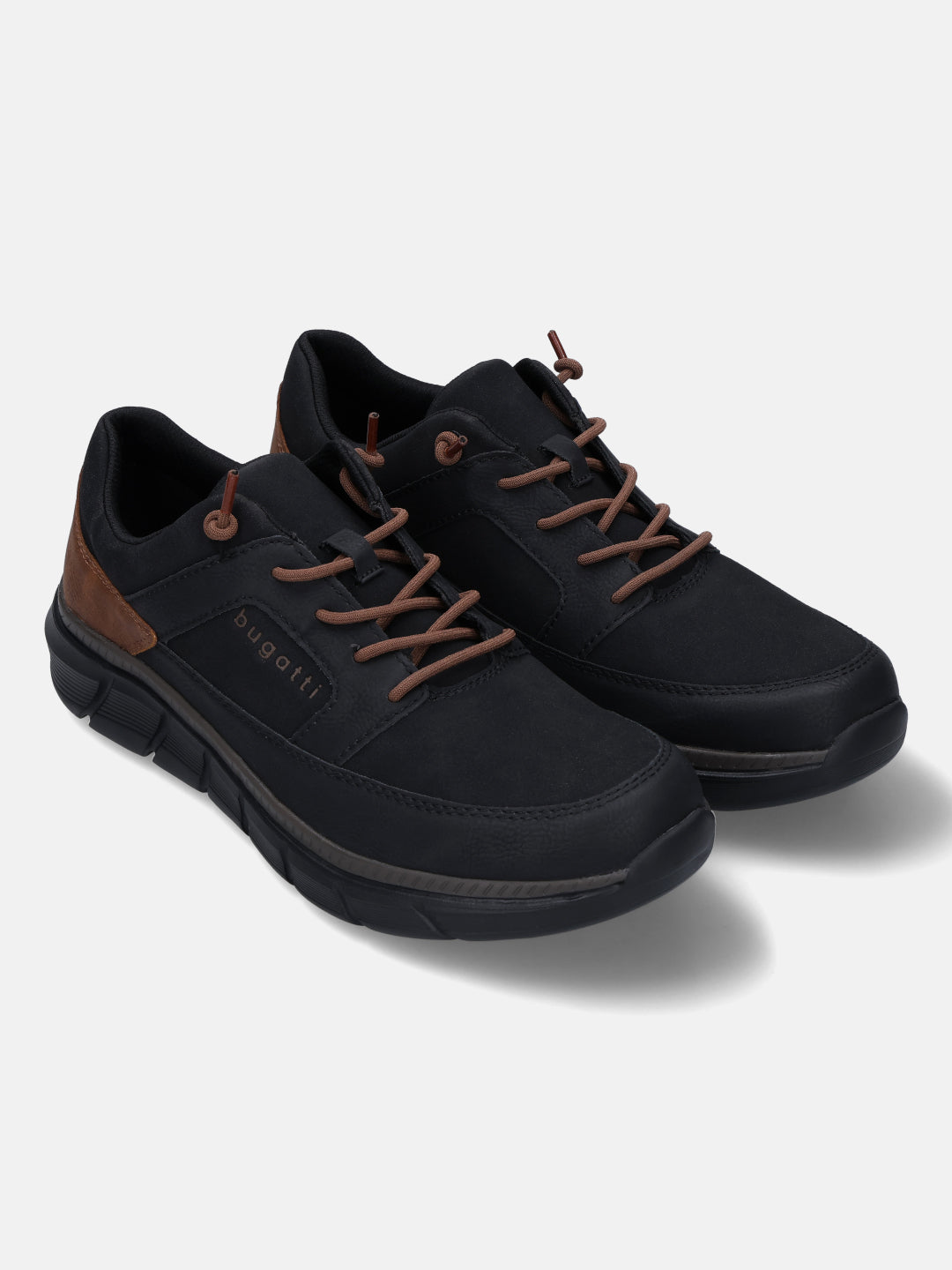 Bugatti Anaheim Black Comfort Sneakers Genial featuring Light insoles