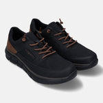 Bugatti Anaheim Black Comfort Sneakers Genial featuring Light insoles