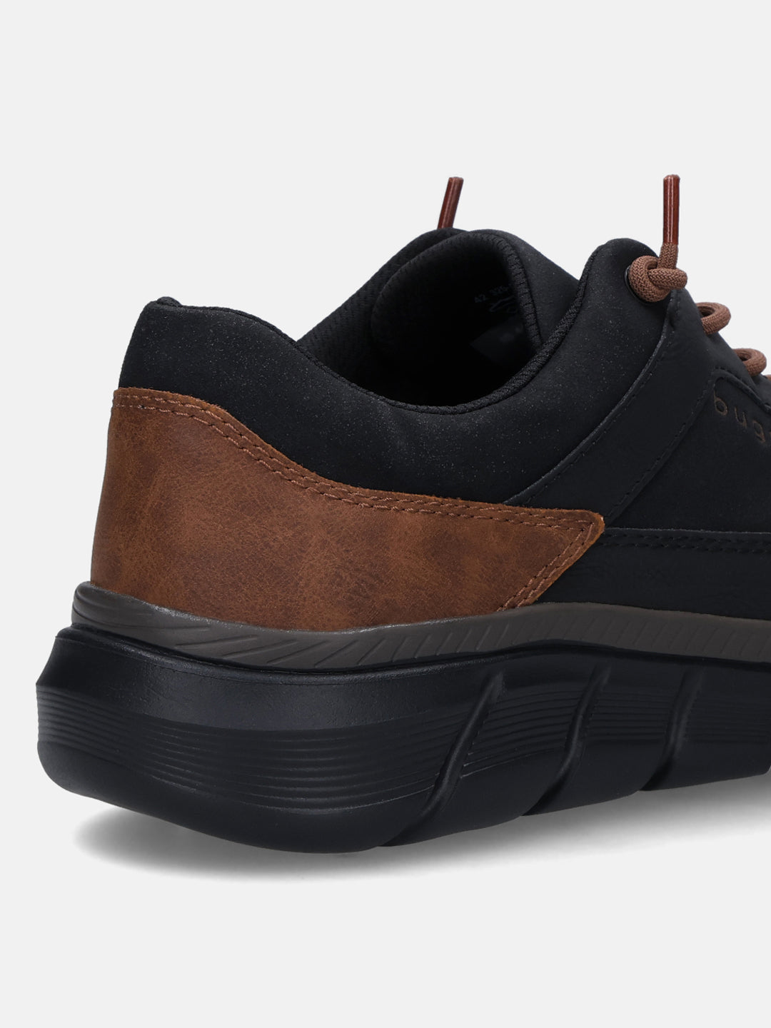 Bugatti Anaheim Black Comfort Sneakers backside 