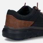 Bugatti Anaheim Black Comfort Sneakers backside 