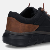 Bugatti Anaheim Black Comfort Sneakers backside 