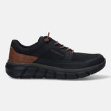 Bugatti Anaheim Black Comfort Sneakers side view 