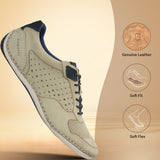 bugatti Canario light grey  Premium Leather Comfort Sneakers