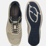 bugatti Canario light grey  Premium Leather Comfort Sneakers