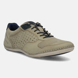 bugatti Canario light grey  Premium Leather Comfort Sneakers