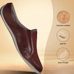 A grey Men's bugatti Mules featuring a round toe plain toe, zero heels heel. Made from premium genuine leather with a durable sebs (block copolymer) outsole, this slip-on design offers both style and comfort.