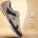 A brown Men's bugatti Sneakers featuring a round plain toe, zero heels heel. Made from suede leather with a durable sebs (block copolymer) outsole, this laces design offers both style and comfort. easy change sole and soft fit 