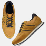 Bugatti Ivar Yellow Premium  Leather Comfort  Sneakers