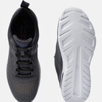 A grey Men's bugatti Sneakers featuring a round plain toe, zero heels heel. Made from textile with a durable eva outsole, this laces design offers both style and comfort.