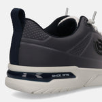 A white Men's bugatti Athileisure Sneakers featuring a round toe plain toe, zero heels heel. Made from synthetic with a durable eva outsole, this laces design offers both style and comfort.