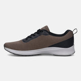 A beige Men's bugatti Sneakers featuring a round plain toe, zero heels heel. Made from textile with a durable eva outsole, this laces design offers both style and comfort.