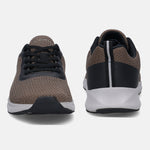 A beige Men's bugatti Sneakers featuring a round plain toe, zero heels heel. Made from textile with a durable eva outsole, this laces design offers both style and comfort.