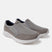 A grey Men's bugatti Slip-On Sneakers featuring a round plain toe, zero heels heel. Made from textile with a durable eva outsole, this slip-on design offers both style and comfort.