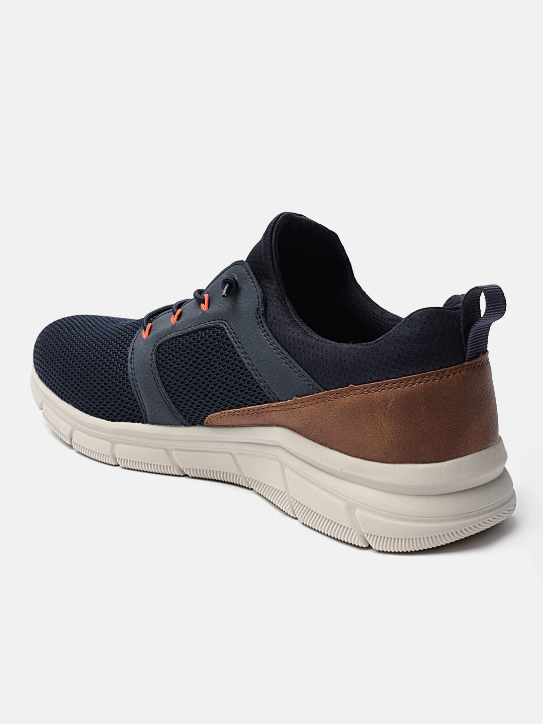 A blue Men's bugatti Sneakers featuring a round plain toe, zero heels heel. Made from textile with a durable eva outsole, this laces design offers both style and comfort.