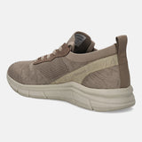 A beige Men's bugatti Sneakers featuring a round plain toe, zero heels heel. Made from textile with a durable eva outsole, this laces design offers both style and comfort.