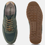 Bugatti Ivar Dark Green Premium Leather Comfort Sneakers