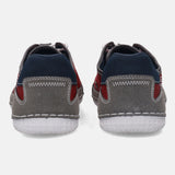 A grey Men's bugatti Sneakers featuring a round plain toe, zero heels heel. Made from synthetic with a durable tpr outsole, this laces design offers both style and comfort.