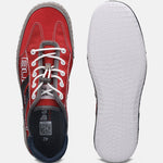 A grey Men's bugatti Sneakers featuring a round plain toe, zero heels heel. Made from synthetic with a durable tpr outsole, this laces design offers both style and comfort.