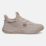 Sand-colored "Adelson Comfort" sneakers by bugatti, featuring a round logo and suede detailing.