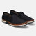 A blue Men's bugatti  Slip-On Sneakers featuring a round toe plain toe, zero heels heel. Made from textile with a durable tpr outsole, this slip-on design offers both style and comfort.